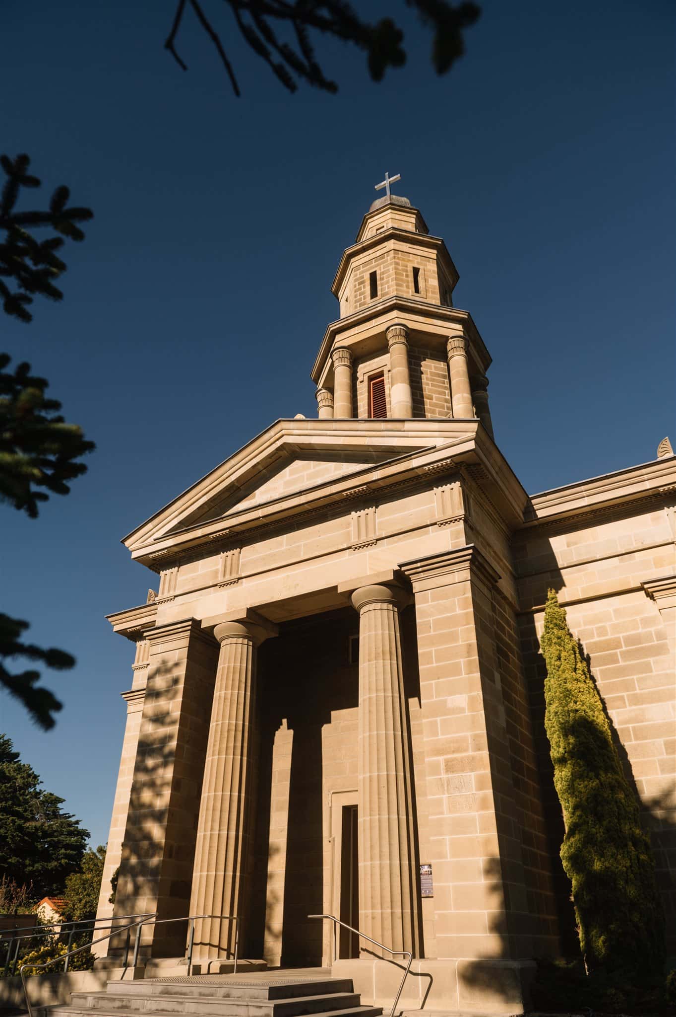 The front of our church building