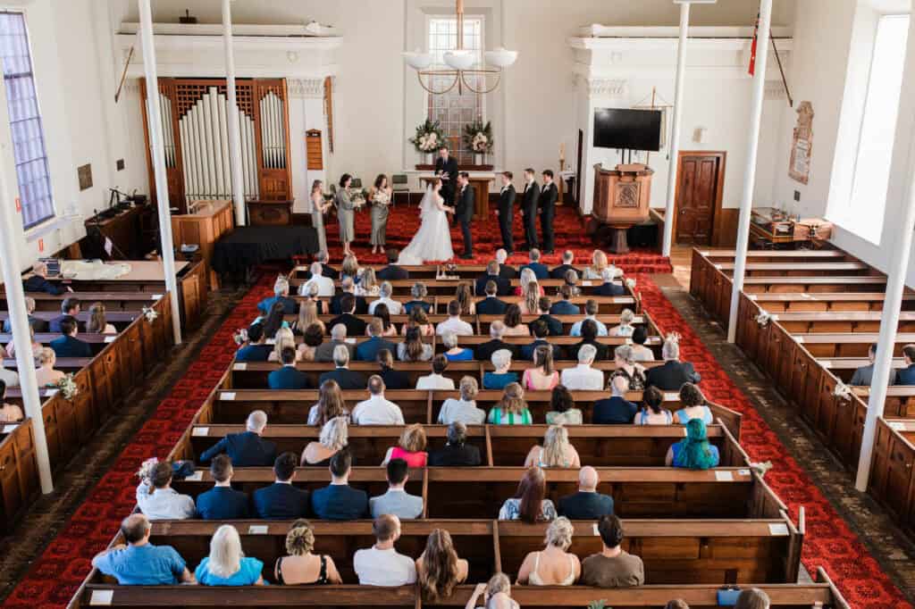 A wedding at our church
